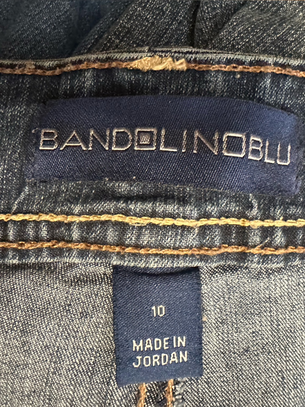 Bandolino Blu Mid Blue Wide-Leg Jeans